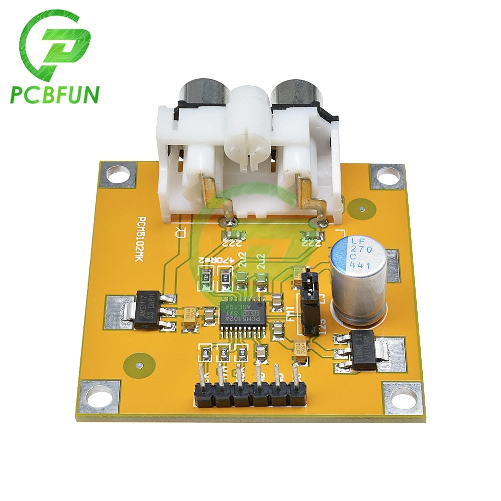 DC 5V-10V PCM5102 DAC Decoder I2S Player Assembled Board 32Bit 384K Beyond ES9023 PCM1794