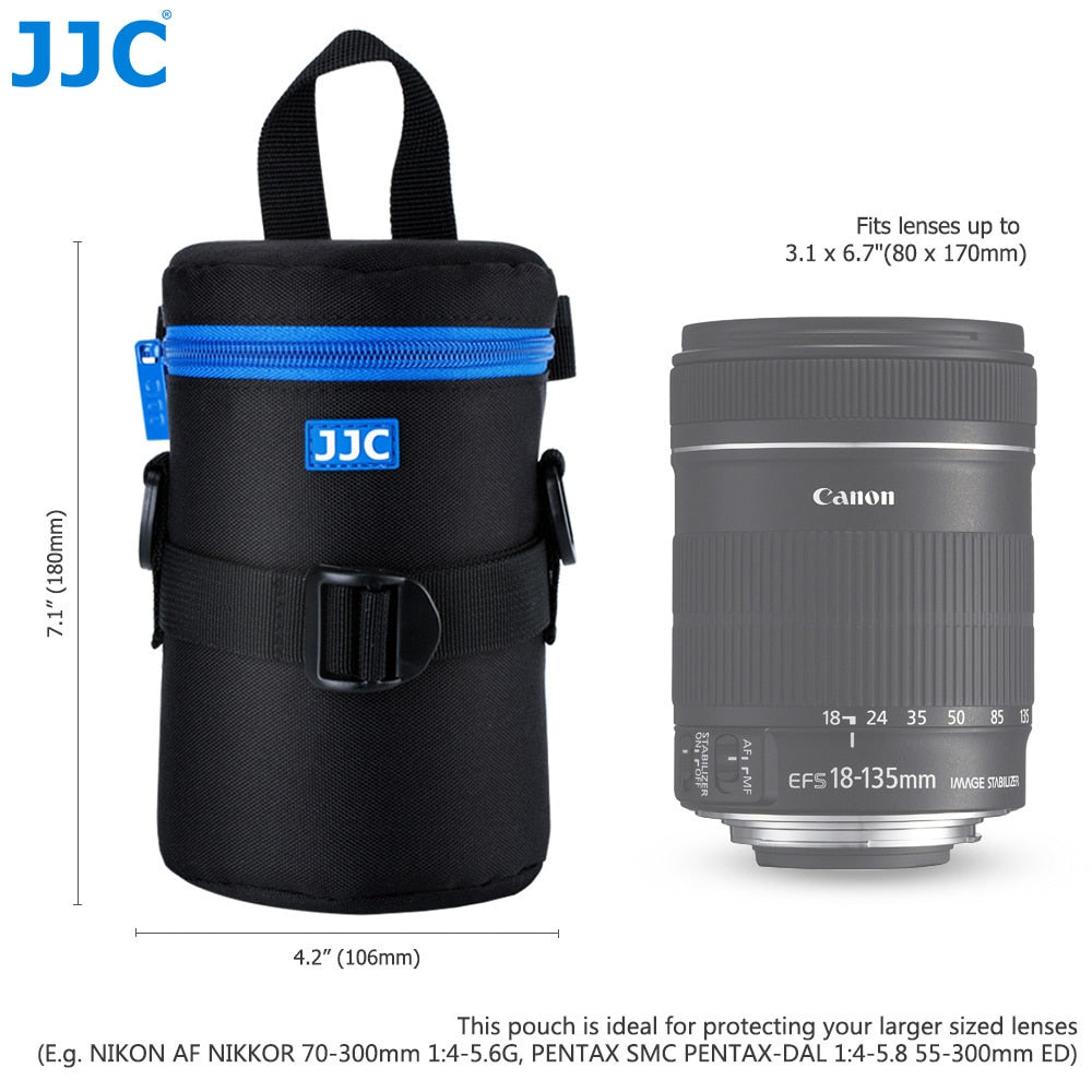 JJC Luxury Camera Lens Bag Pouch Case Photography Accessories Shoulder Bag Backpack