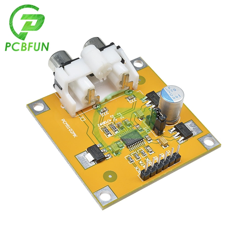 DC 5V-10V PCM5102 DAC Decoder I2S Player Assembled Board 32Bit 384K Beyond ES9023 PCM1794