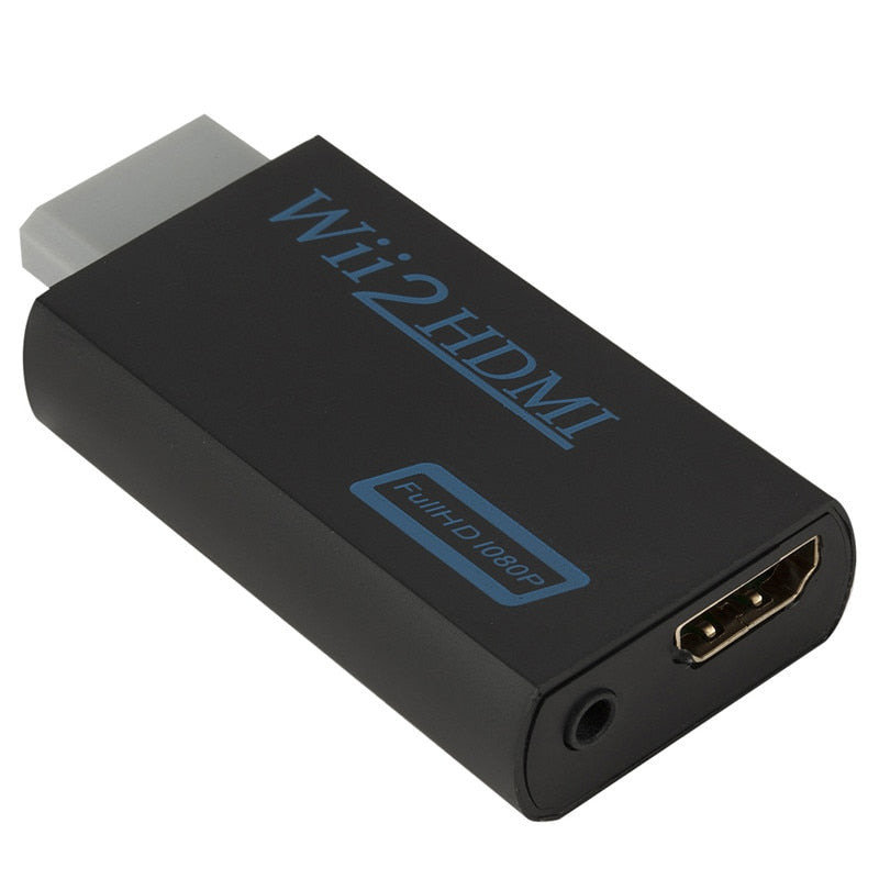 WII to HDMI Converter Full HD 1080P WII to HDMI Wii 2 HDMI Converter 3.5mm Audio for PC HDTV