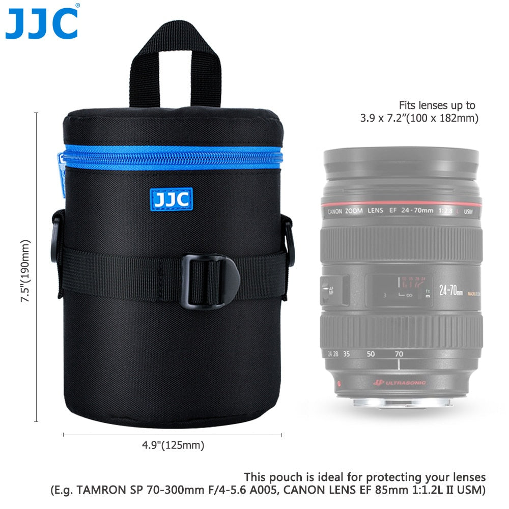 JJC Luxury Camera Lens Bag Pouch Case Photography Accessories Shoulder Bag Backpack