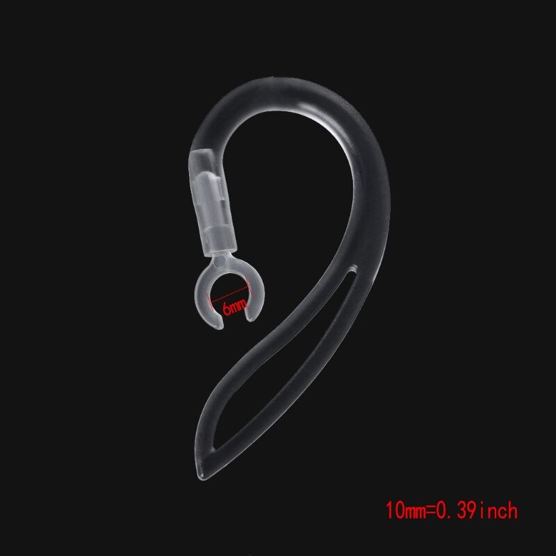 6mm 7mm 8mm 10mm Bluetooth Earphone transparent silicone Earhook Loop Clip Headset Ear Hook