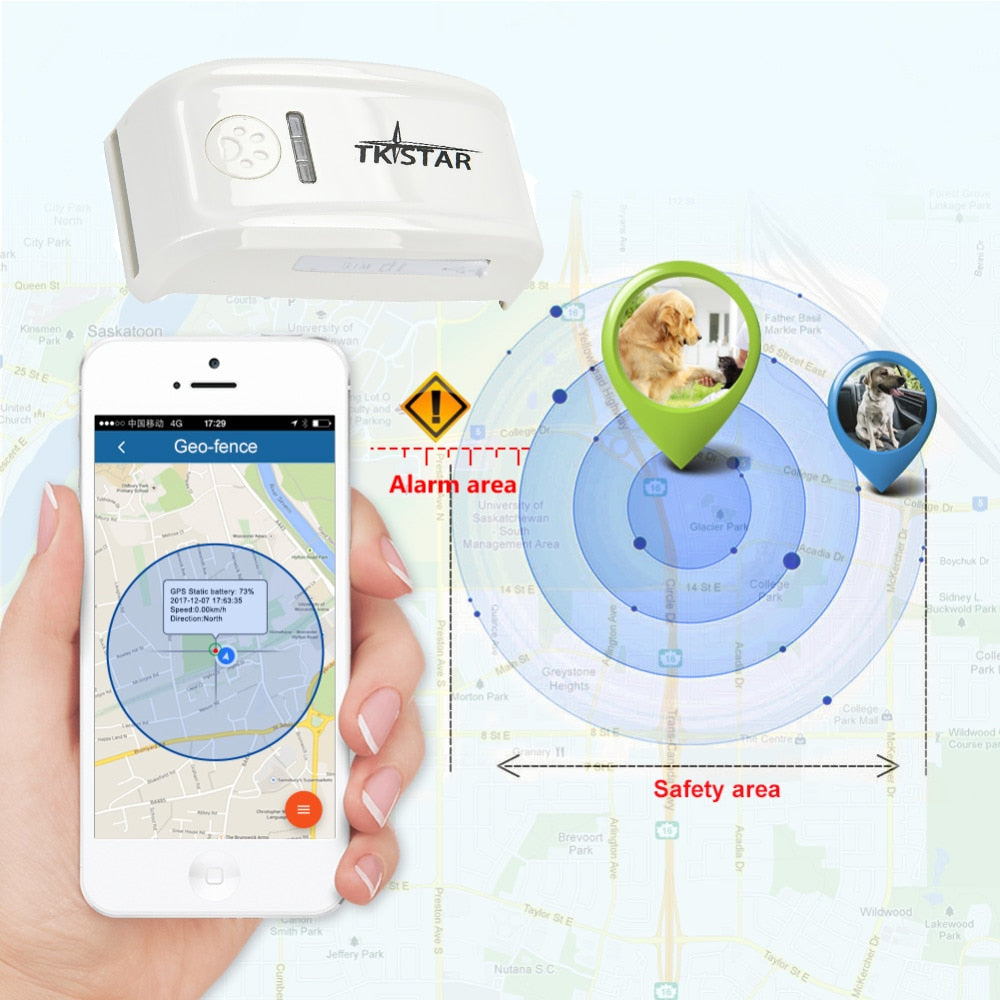 Brand TKSTAR LK909 TK909 Global Locator Real Time Pet GPS Tracker For Pet Dog/Cat GPS Collar