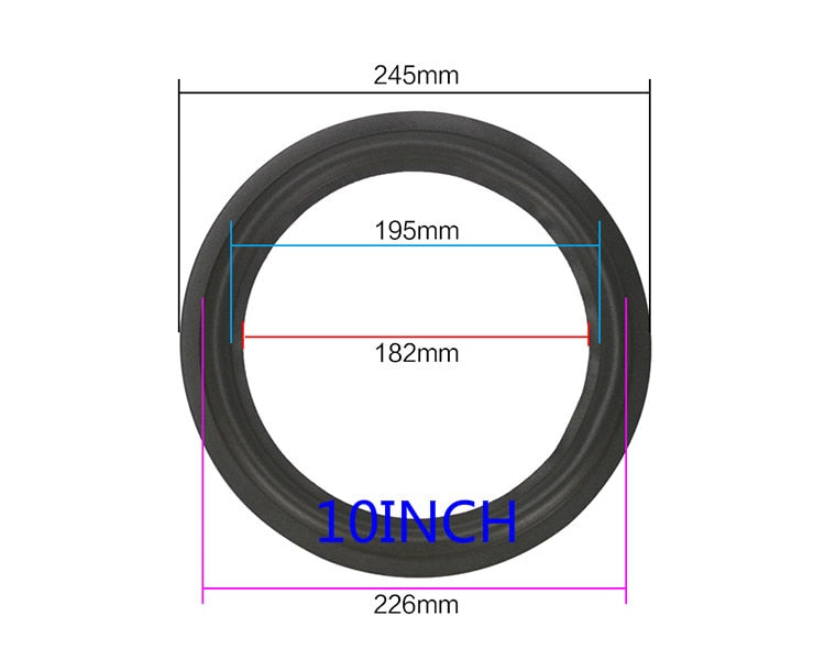 Subwoofer Speaker Repair Accessories Speaker Foam Repair Folding Edge Rubber Ring DIY