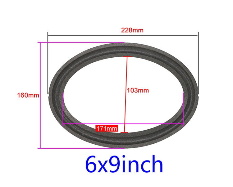 Subwoofer Speaker Repair Accessories Speaker Foam Repair Folding Edge Rubber Ring DIY