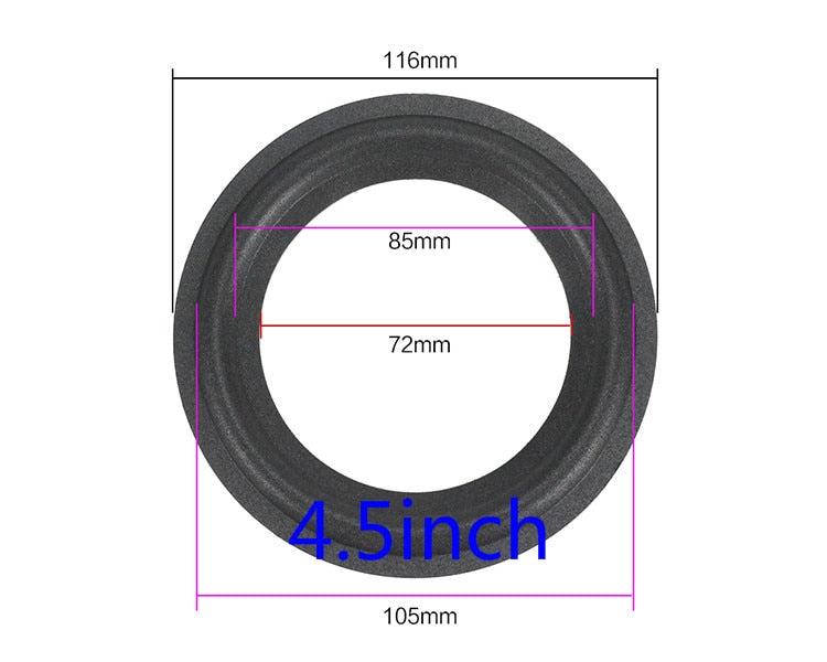 Subwoofer Speaker Repair Accessories Speaker Foam Repair Folding Edge Rubber Ring DIY