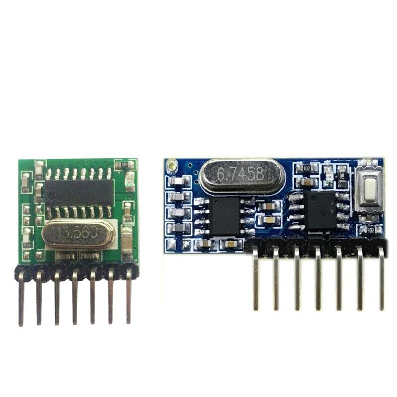 QIACHIP 433mhz Wireless Wide Voltage Coding Transmitter + Decoding Receiver 4 Channel Output