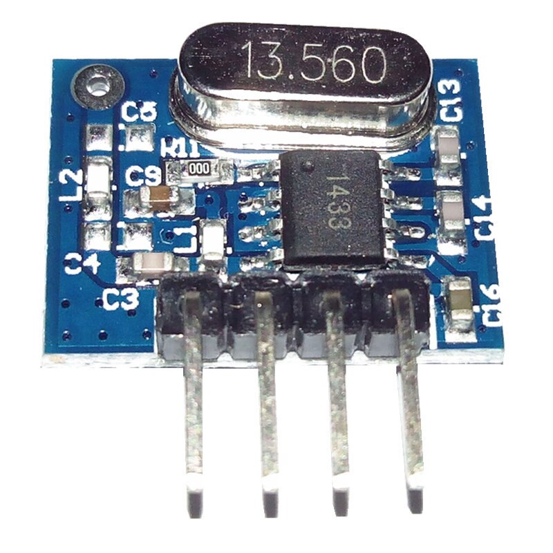 1Set superheterodyne 433Mhz RF transmitter and receiver Module kit small size For Arduino uno Diy