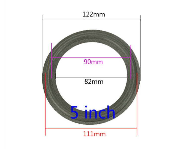 Subwoofer Speaker Repair Accessories Speaker Foam Repair Folding Edge Rubber Ring DIY