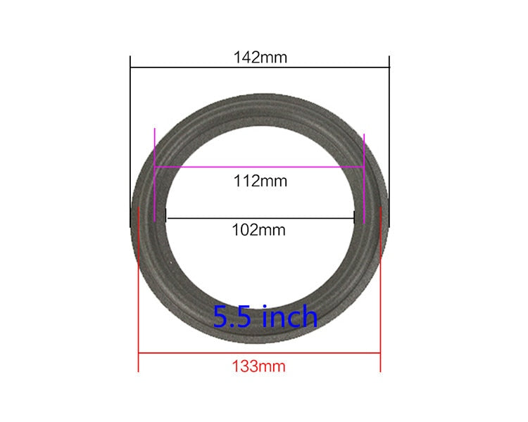 Subwoofer Speaker Repair Accessories Speaker Foam Repair Folding Edge Rubber Ring DIY