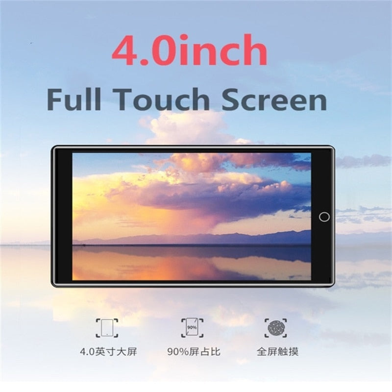 RUIZU H1 MP4 Player 4.0 inch Full Touch Screen With Bluetooth 5.0 FM Radio with Built-in Speaker