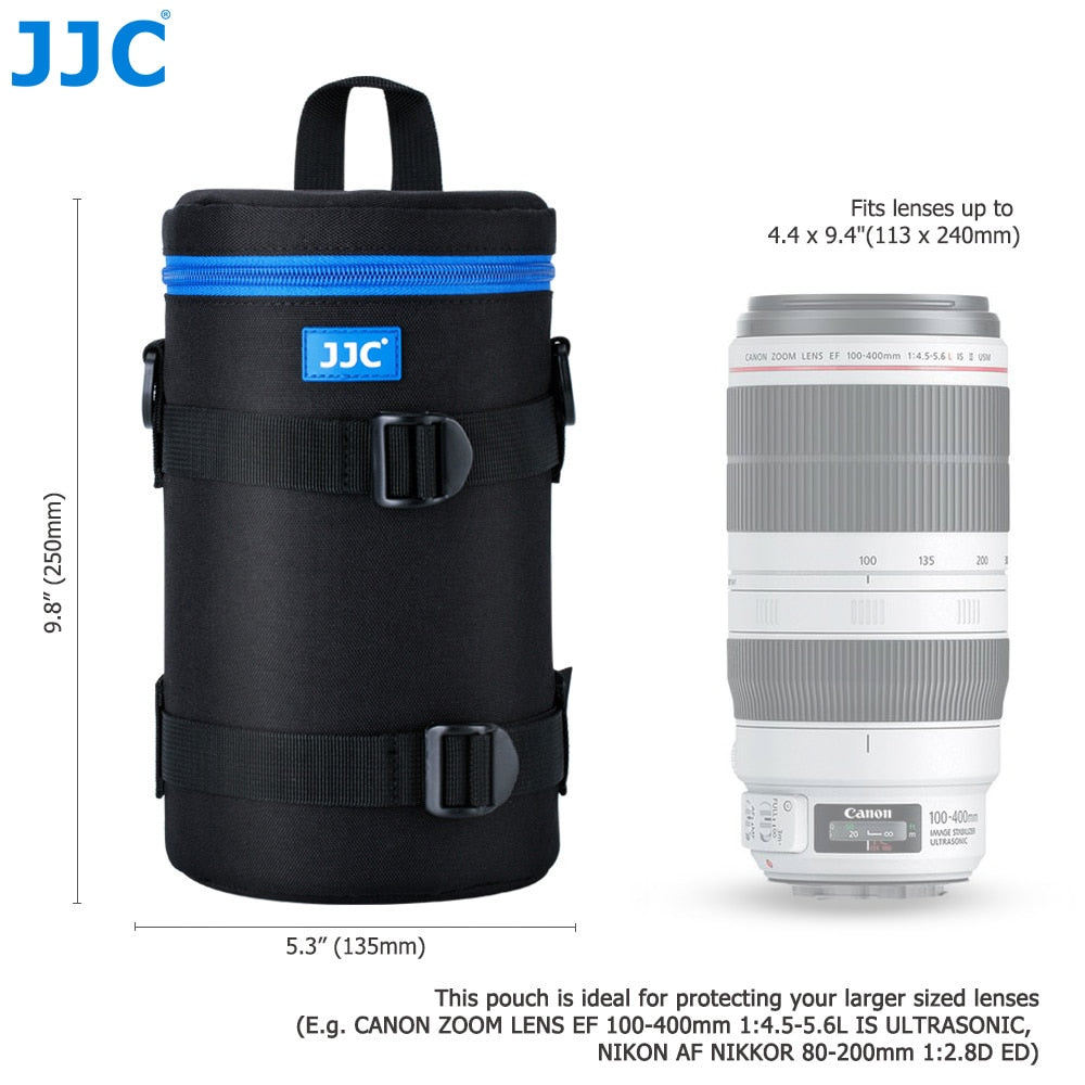 JJC Luxury Camera Lens Bag Pouch Case Photography Accessories Shoulder Bag Backpack