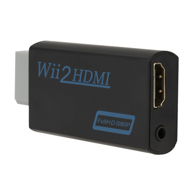 WII to HDMI Converter Full HD 1080P WII to HDMI Wii 2 HDMI Converter 3.5mm Audio for PC HDTV