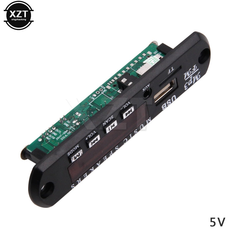 High Quality DC 5V 12V Micro USB Power Supply TF Radio MP3 Decoder Board 5V Audio Module for Car