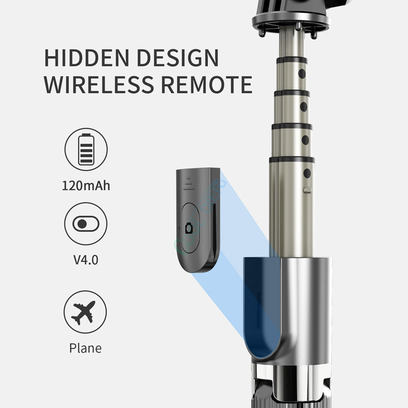 High quality Wireless bluetooth Selfie Stick Tripod With Remote Palo Selfie Extendable Foldable