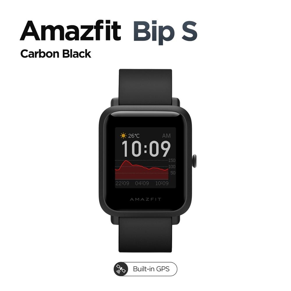 Global Amazfit Bip S Smartwatch 5ATM waterproof built in GPS GLONASS Bluetooth Smart Watch for