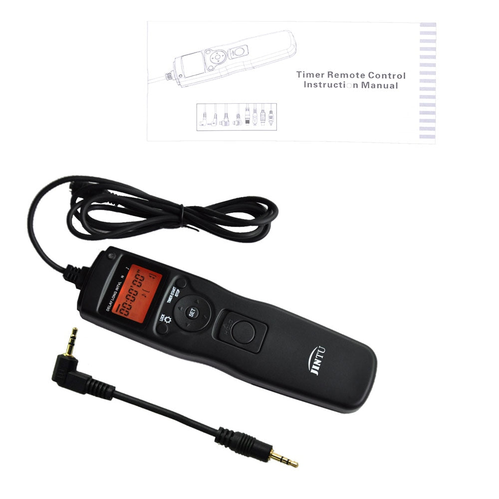 JINTU Time lapse intervalometer Timer Remote Shutter Release RS-60E3 for Canon 80D 700D 650D 600D