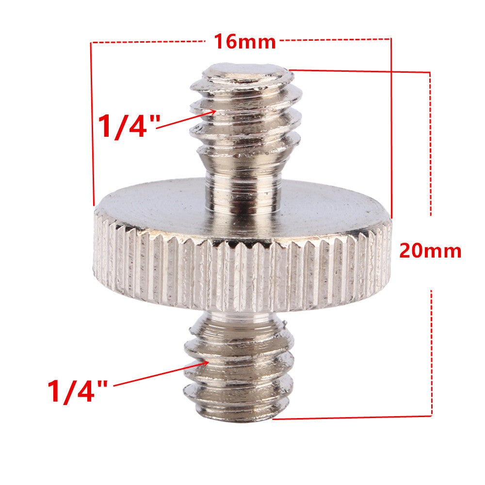 Jadkinsta 1/4" to 3/8" Thread Camera Screw Mount Adapter for DSLR Camera Tripod Light Stand Quick