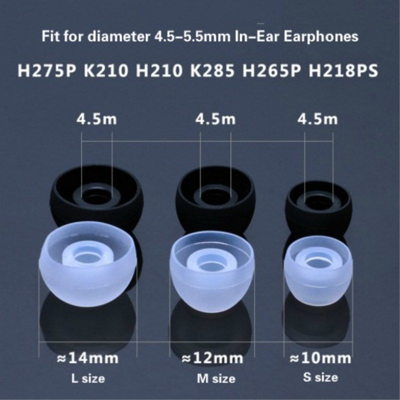 KEITHNICO 12Pairs Silicone Ear Tips Replacement Earbud Earphone Ear Buds Covers