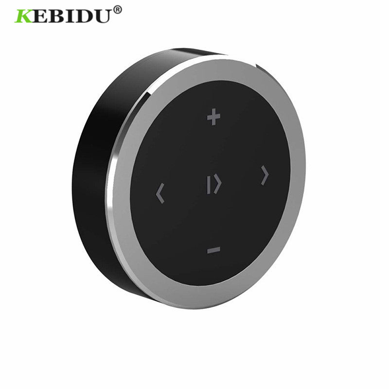 Kebidu Wireless Bluetooth Media Steering Wheel Remote Control mp3 Music Play for Android IOS