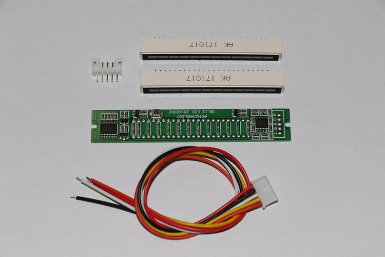 LINK1 Dual 12 Level indicator VU Meter music Audio Level Meter Stereo Amplifier Board AGC Mode