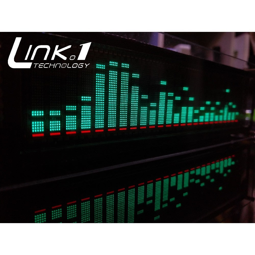 LINK1 VFD Music Audio Spectrum Indicator / Audio VU Meter/Amplifier Board Level /Precision