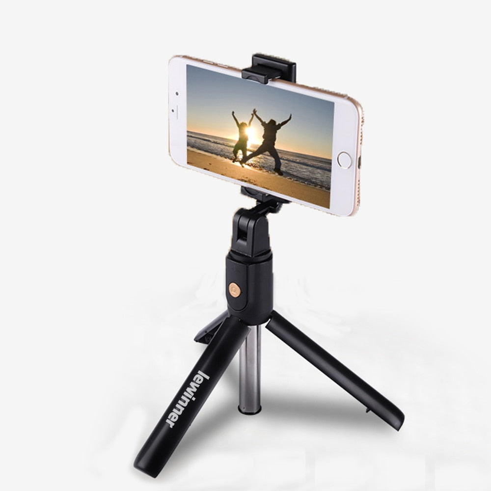 Lewinner 3 in 1 Wireless Bluetooth Selfie Stick Mini Tripod Extendable Monopod Universal