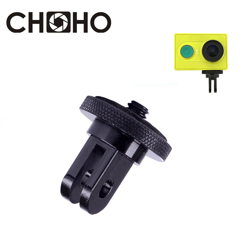 Metal Adapter 1/4" Aluminium Tripod Screw Mount For Go Pro Hero 6 5 4 3+ Xiaomi YI 4K II SJCAM