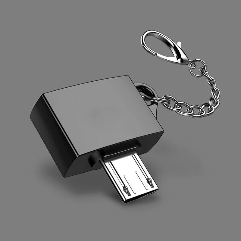 Metal USB 2.0 Female to Micro USB Male Mini Android OTG Adapter Microusb Converter Portable