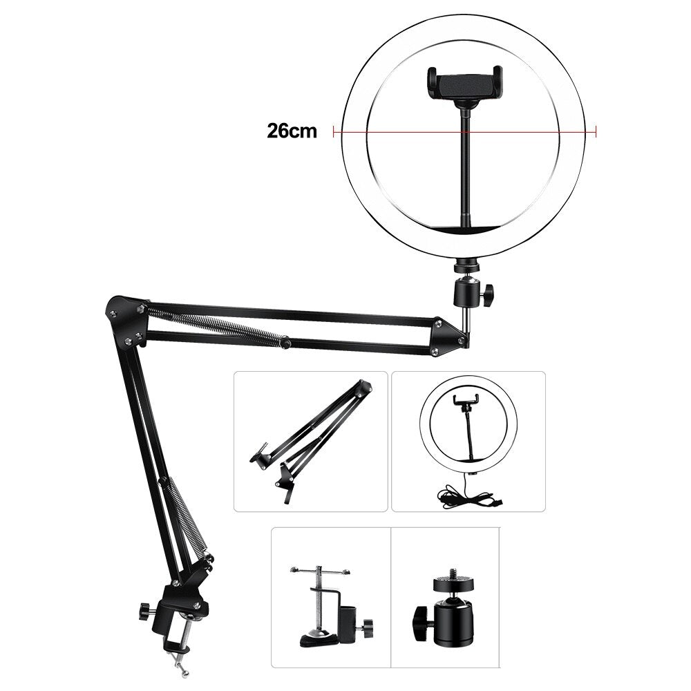 Microphone Scissor Arm Stand Bm800 Holder Tripod Microphone Stand With A Spider Cantilever Bracket