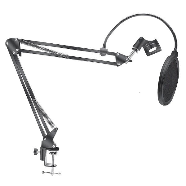 Microphone Scissor Arm Stand Bm800 Holder Tripod Microphone Stand With A Spider Cantilever Bracket