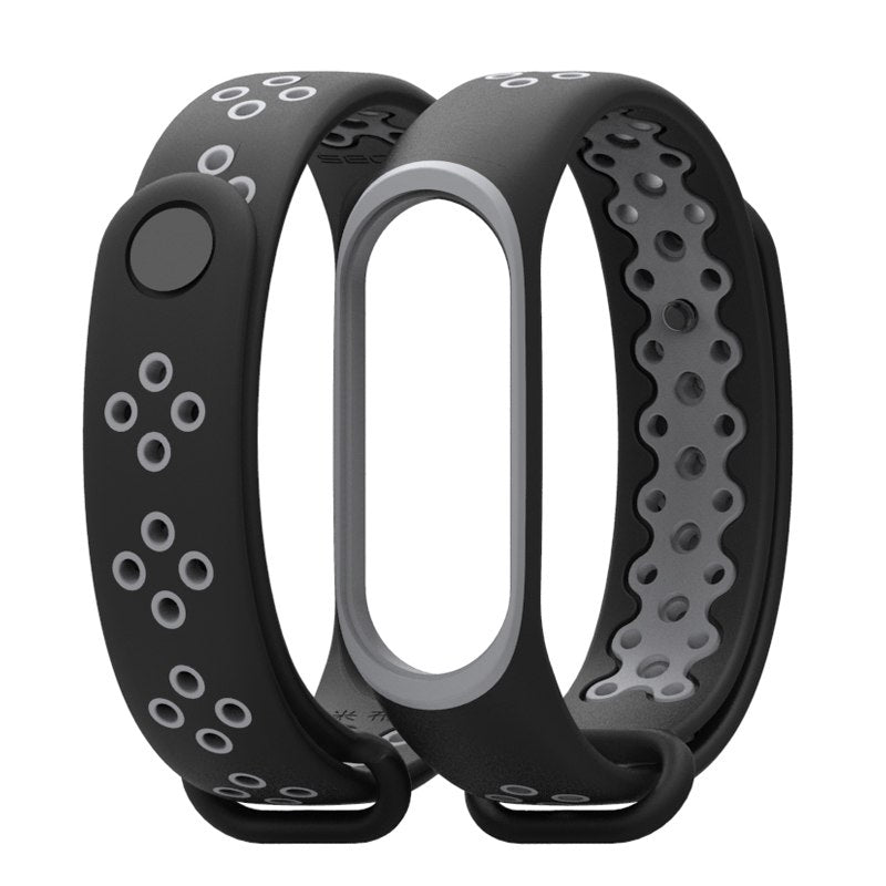 Mijobs Strap for Mi Band 3 Accessories Sport Bracelet Strap for Xiaomi mi Band 3 Wrist Straps