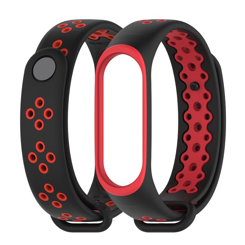 Mijobs Strap for Mi Band 3 Accessories Sport Bracelet Strap for Xiaomi mi Band 3 Wrist Straps