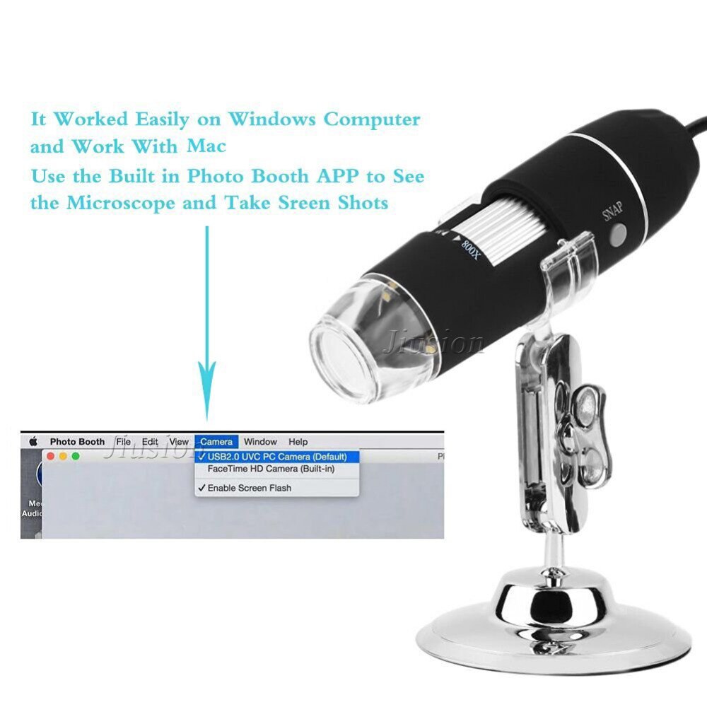 Mini Handheld Endoscope Camera 500X/800X/1000X Magnification USB Digital Microscope Camera