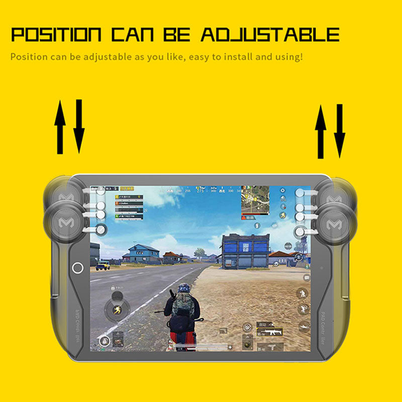 Mobile PUBG Game Controller for iPad Tablet Six Finger Game Joystick Handle Aim Button L1R1