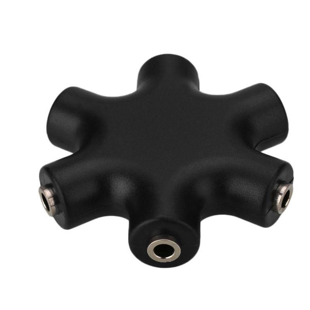 Multi Splitter Mono Hub - 6 Port / 5 Way - Black