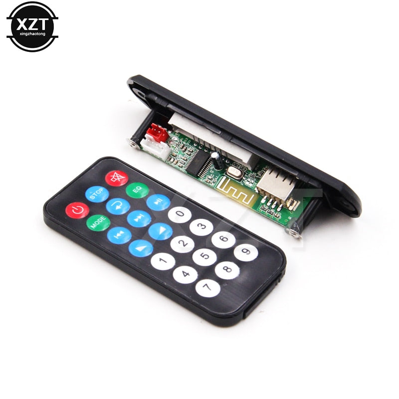 Music Speaker Decoder Board Micro USB MP3 Power Supply FM Radio MP3 DC 12V Audio Module with