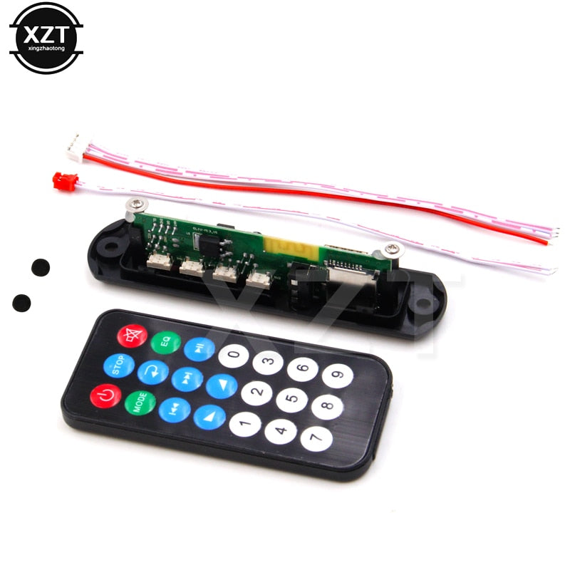 Music Speaker Decoder Board Micro USB MP3 Power Supply FM Radio MP3 DC 12V Audio Module with