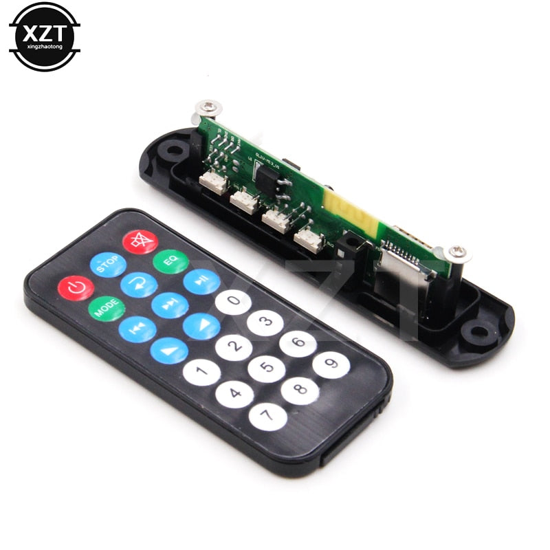 Music Speaker Decoder Board Micro USB MP3 Power Supply FM Radio MP3 DC 12V Audio Module with