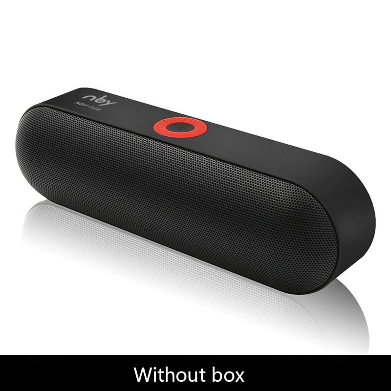 NBY S18 Portable Bluetooth Speaker with Dual Driver Loudspeaker,12 Hours Playtime,HD Audio Subwoofer