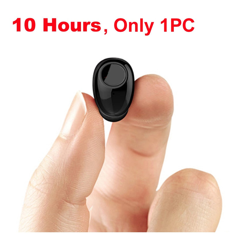 NVAHVA Mini Bluetooth Earphone 10 Hrs Working, Bluetooth Headset Wireless Earbud Earphone Hands-free