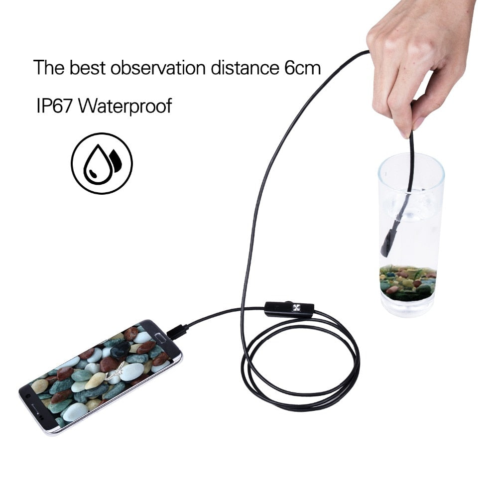 1080P Full HD Mini Android Camera Endoscope IP67 1920*1080 2m 5m Micro USB Inspection Video Camera