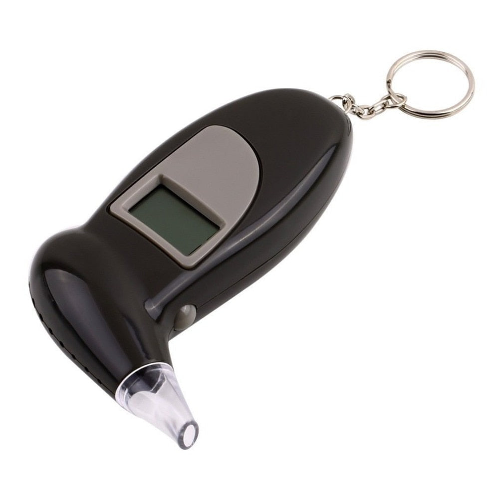 Alcohol Breath Tester Breathalyzer Analyzer Detector Test Keychain Breathalizer Breathalyser Device