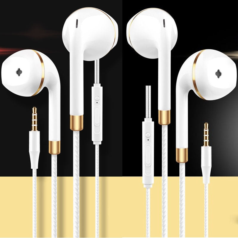 New in-ear earphone for iphone 5s 6s 5 xiaomi bass earbud headset Stereo Headphone For Samsung