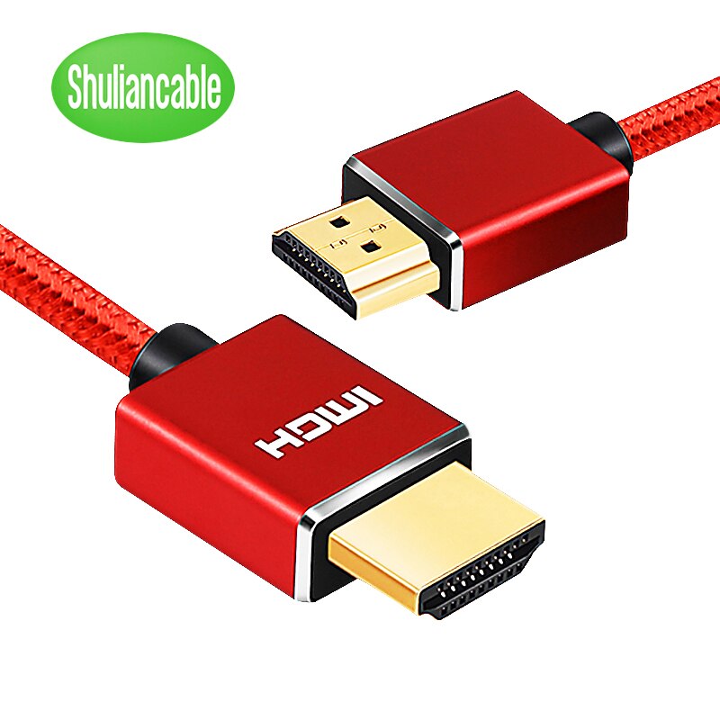 Nylon Braid HDMI Cable HDMI Cable 4k 1080P 3D for HDTV PS4 Xbox Projector Laptop Computer