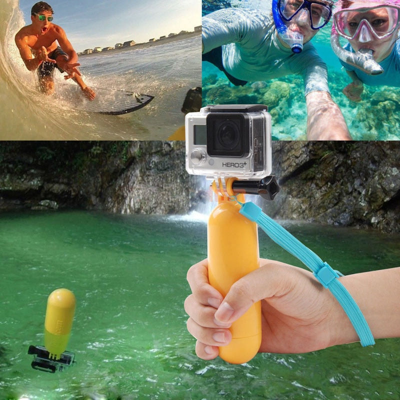 ORBMART Bobber Floating Handheld Monopod Mount Hand Grip Selfie Stick