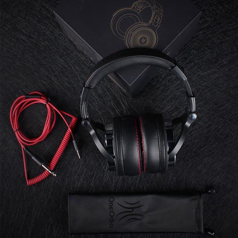 Oneodio Professional Studio DJ Headphones With Microphone Over Ear Wired HiFi Monitors Headset