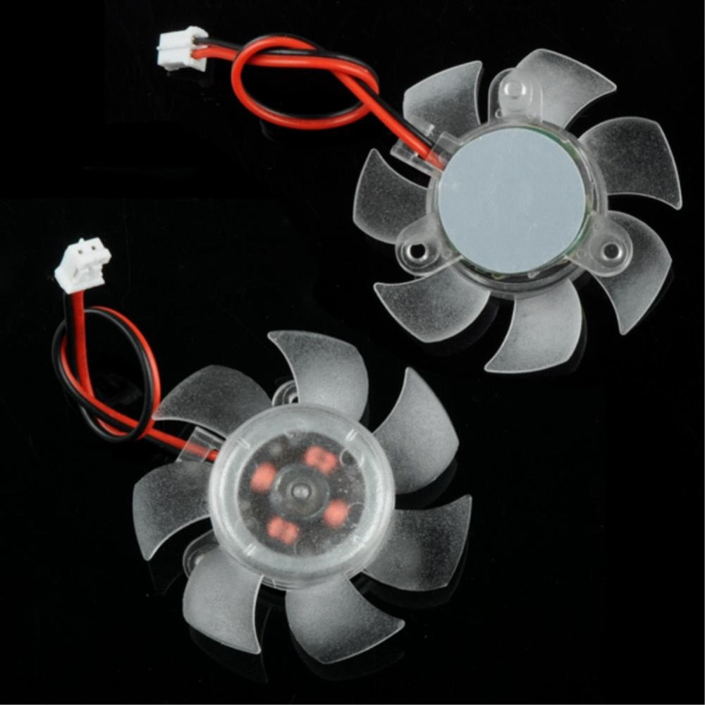 PC Computer Cooling Fan 12V 2 Pin 7 Blades PC VGA Graphics Video Card Heatsink Cooler Cooling Fan