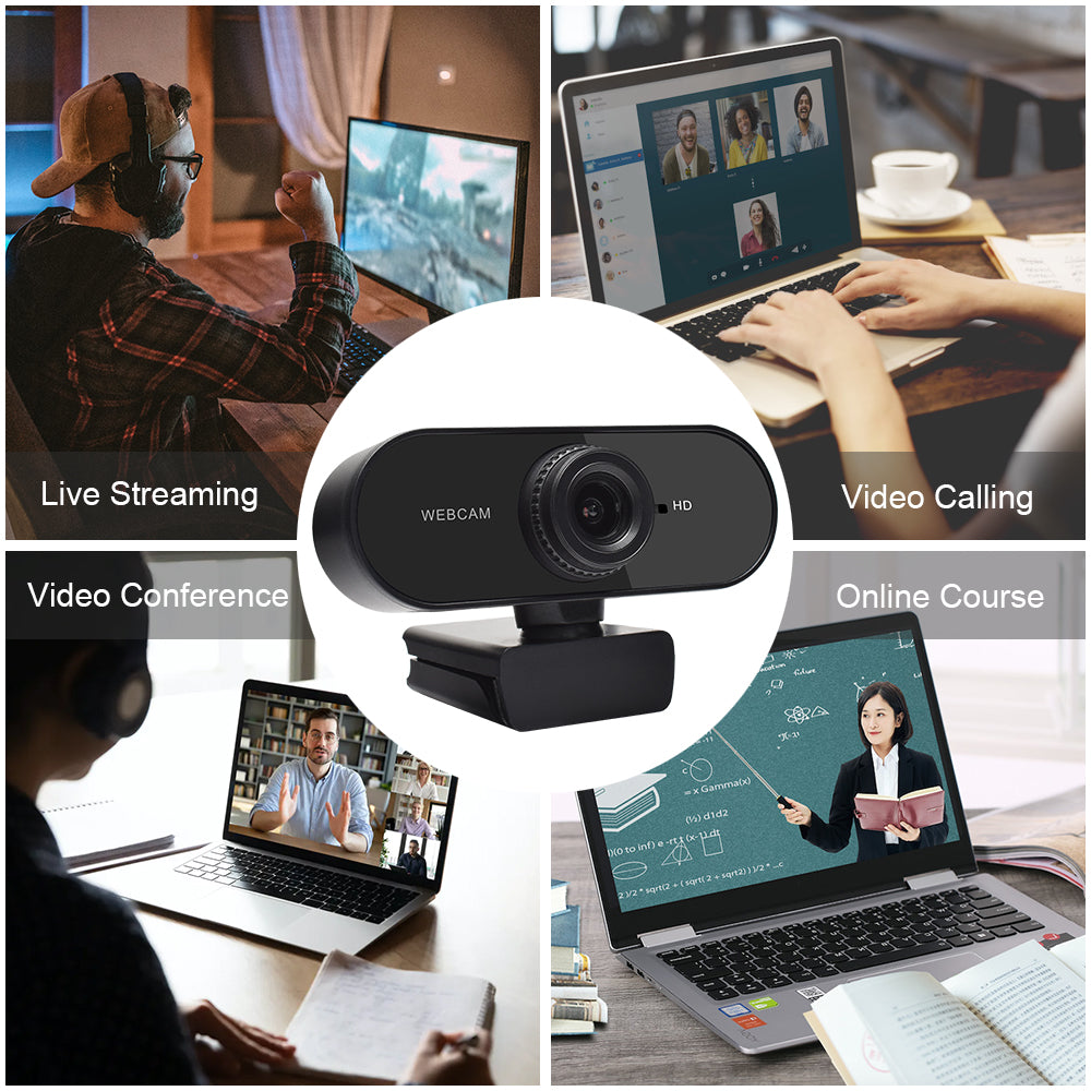 Webcam 1080P Web Cam with Microphone Full HD 1080P Web Cam Video USB Camera