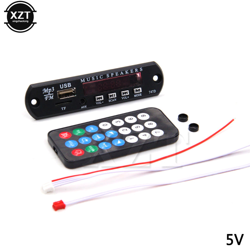 PZ 1PCS DC Micro USB Power MP3 Decoder Board Supply TF Radio 5V Audio Module new for Car Music